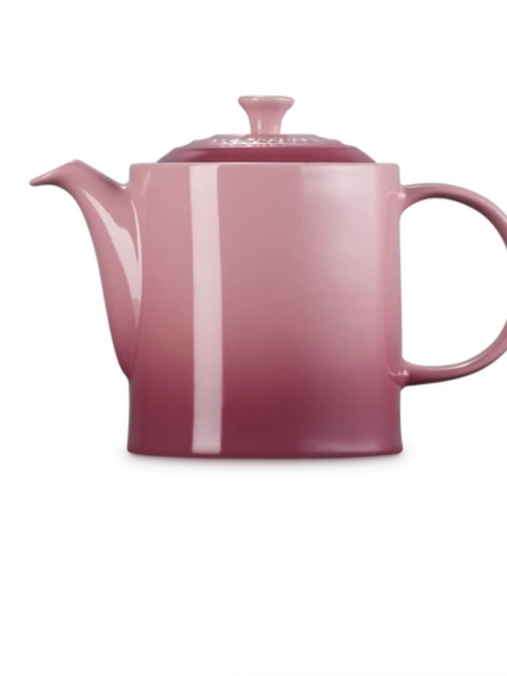 NEW Le Creuset Rose Quartz Coral Pink Stoneware Large Grand Teapot with Lid